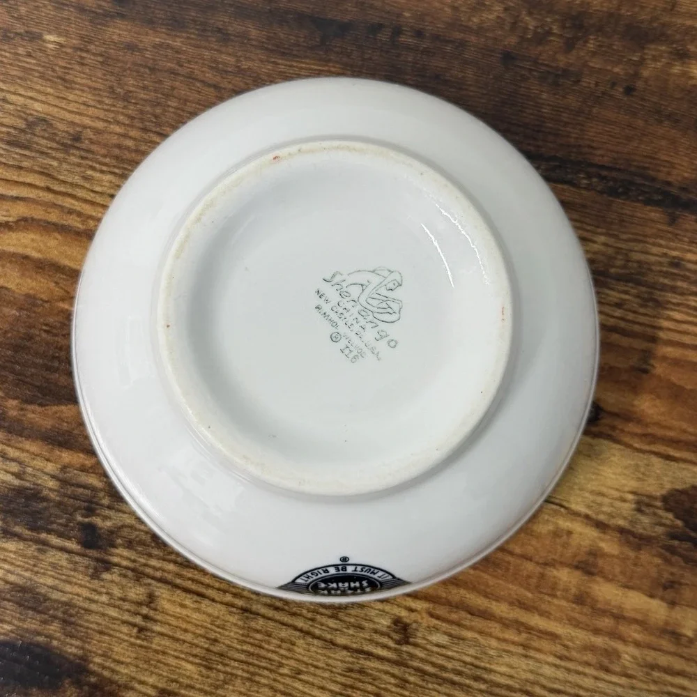 Vintage Steak N Shake Shenango China Restaurant Chili Soup Cereal Bowl 5.75